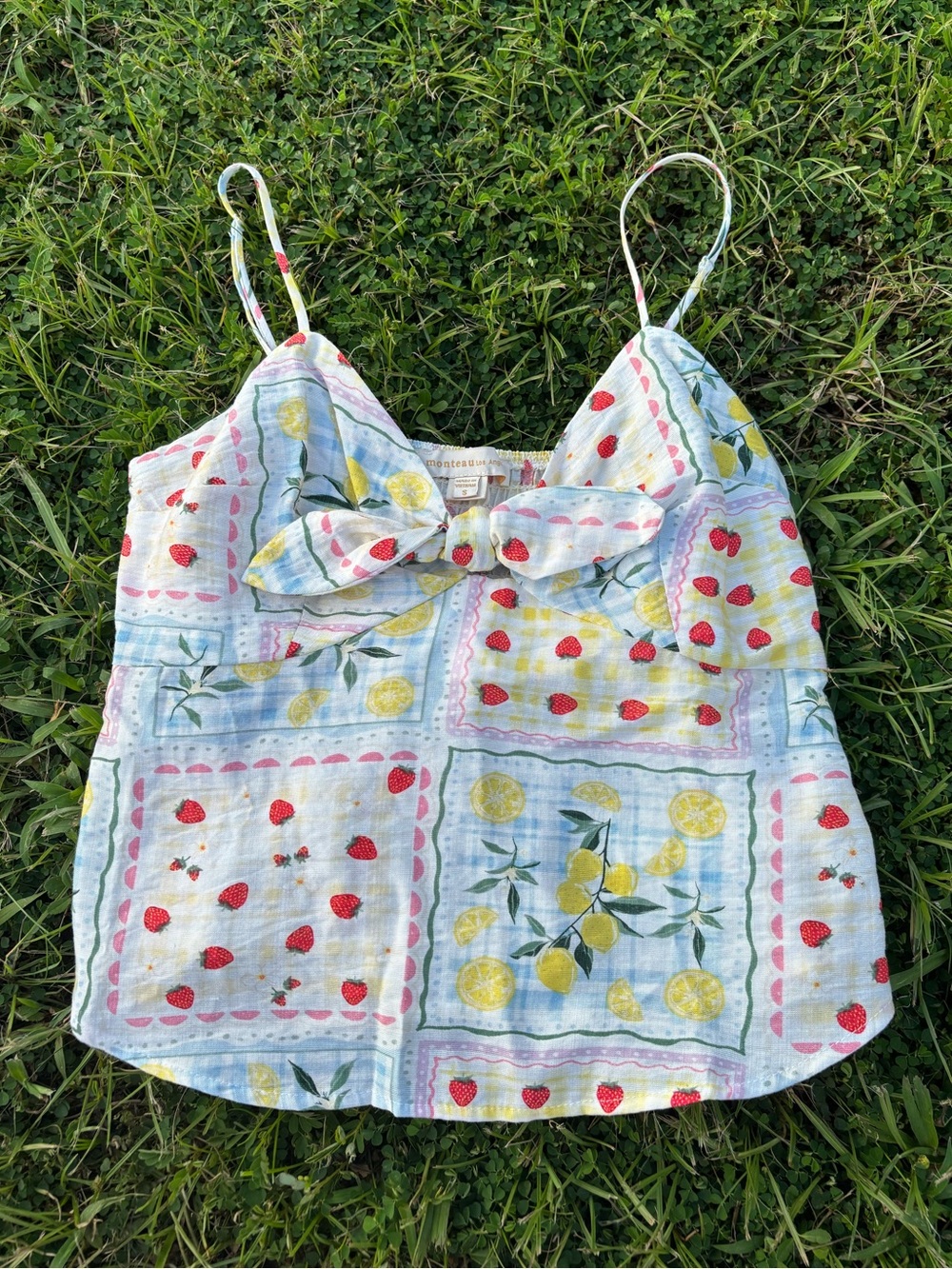 Fruity Summer Tank Top Womens Small
